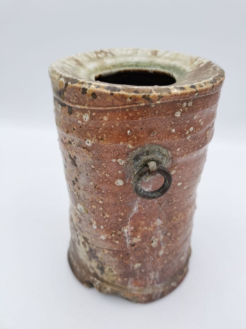 b46 花入 仿伊賀 旅枕 高橋楽斉 木箱 茶道具 古物 掛置両用 - メルカリ