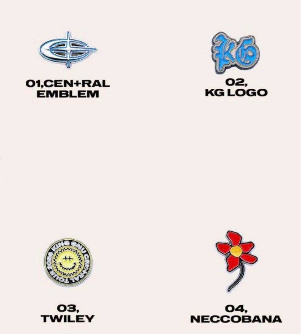 未開封☆ KING GNU RANDOM PINSピンズ CEN+RAL 全種