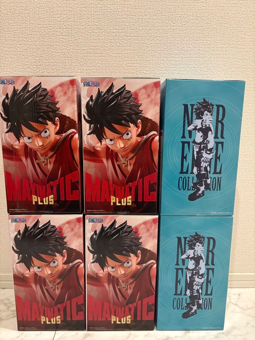 【新品未開封】NoirEdge緑谷出久& MAXIMATICルフィ6体セット