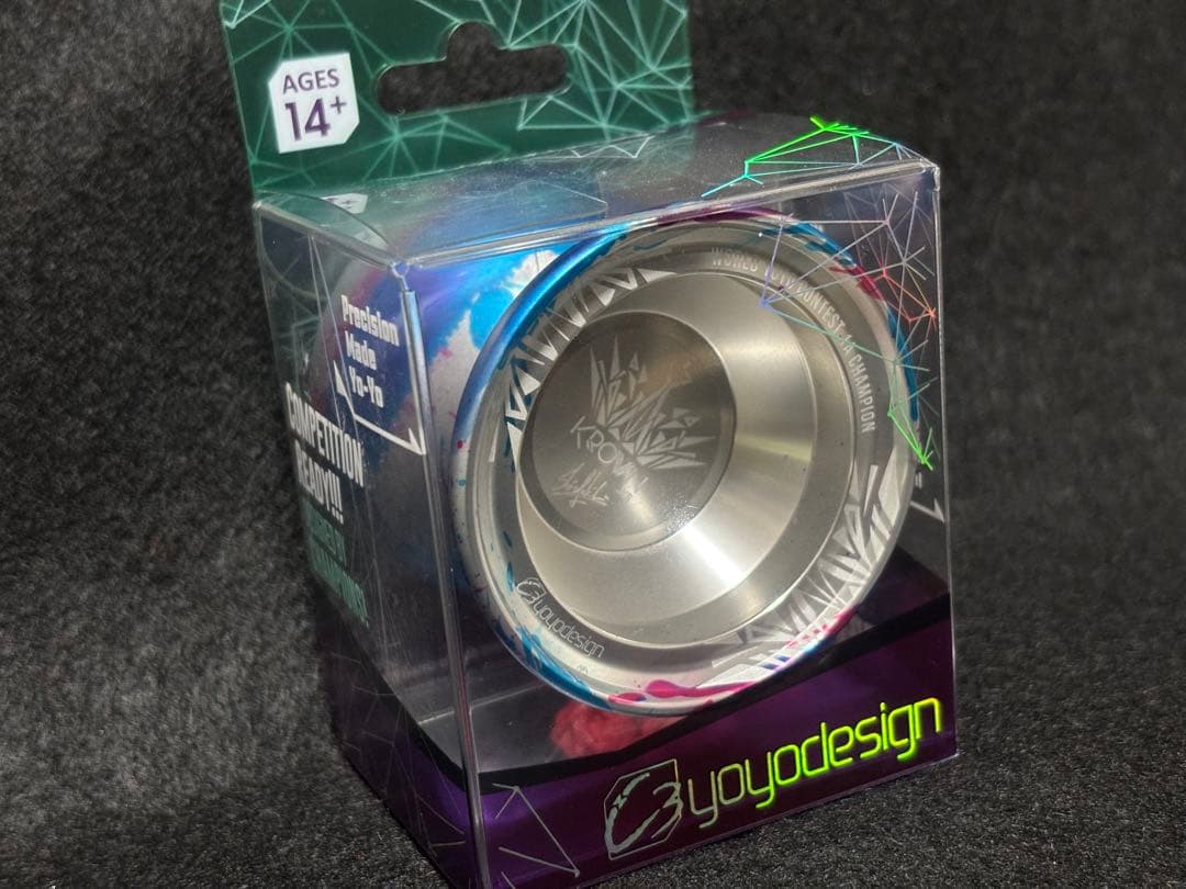 C3yoyodesign krown.ws ヨーヨー 廃盤 美品 送料無料 クラウン .ws (城戸 慎也ポストカード付き) -C3ヨーヨーデザイン