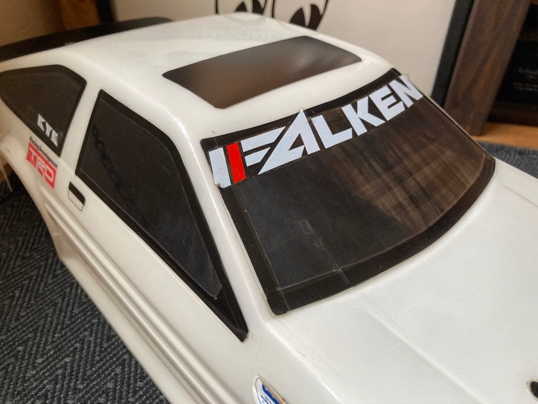 ABC ホビー AE86レビン ラジコン ボディ【使用感あり】 - メルカリ