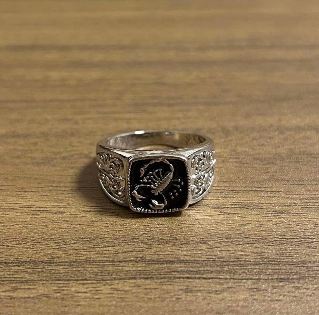 シルバーリング サソリ ロック パンク バイカー アメカジ モード 指輪