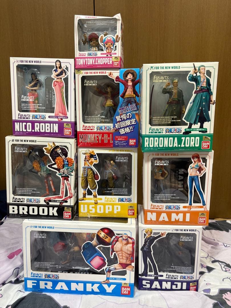 ワンピース Figuarts ZERO フィギュア麦わらの一味セット