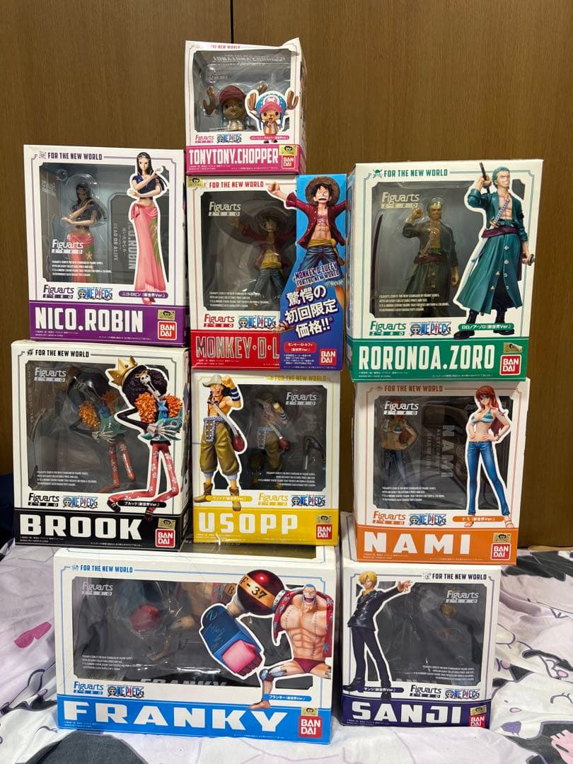 ワンピース Figuarts ZERO フィギュア麦わらの一味セット