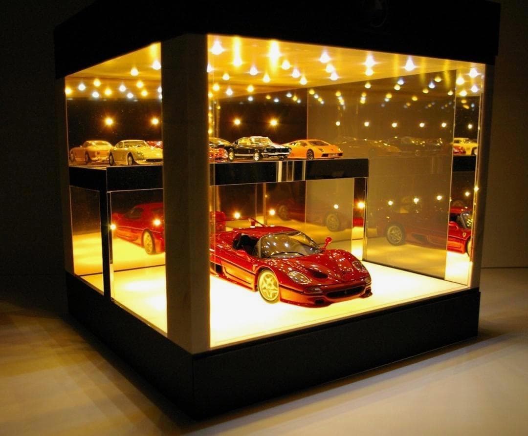 一球様専用オーダー品・雛壇2層式・ディスプレーBOX・スタイリッシュ