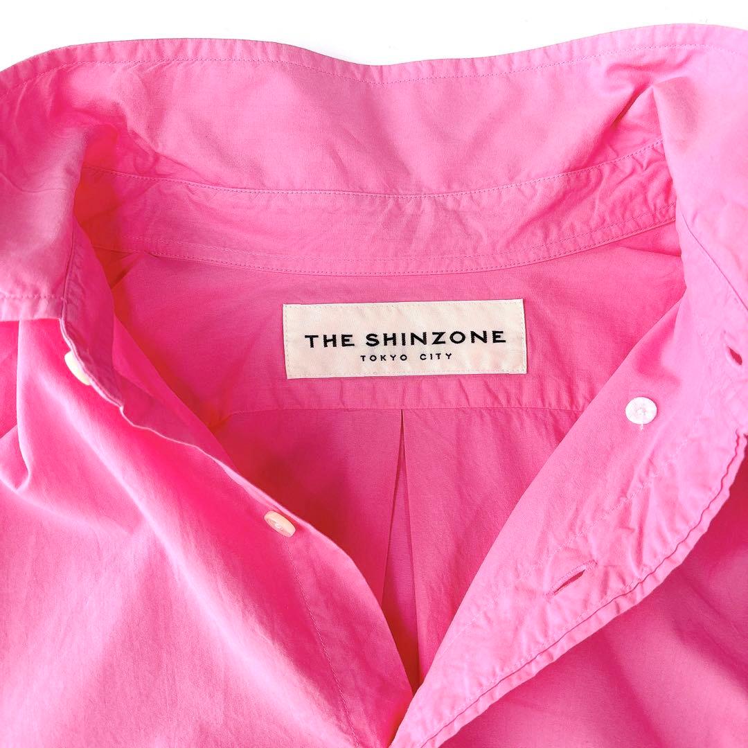 美品⁑ザシンゾーン DADDY SHIRT ピンク RS オーバーサイズシャツ