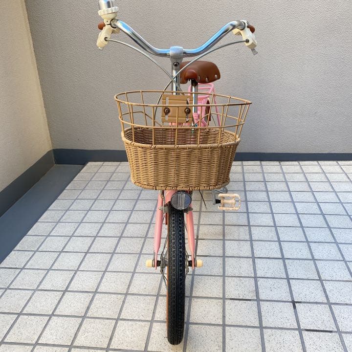 子供用自転車 ブリヂストン ハッチ HACCHI 16インチ ピンク 鍵セット