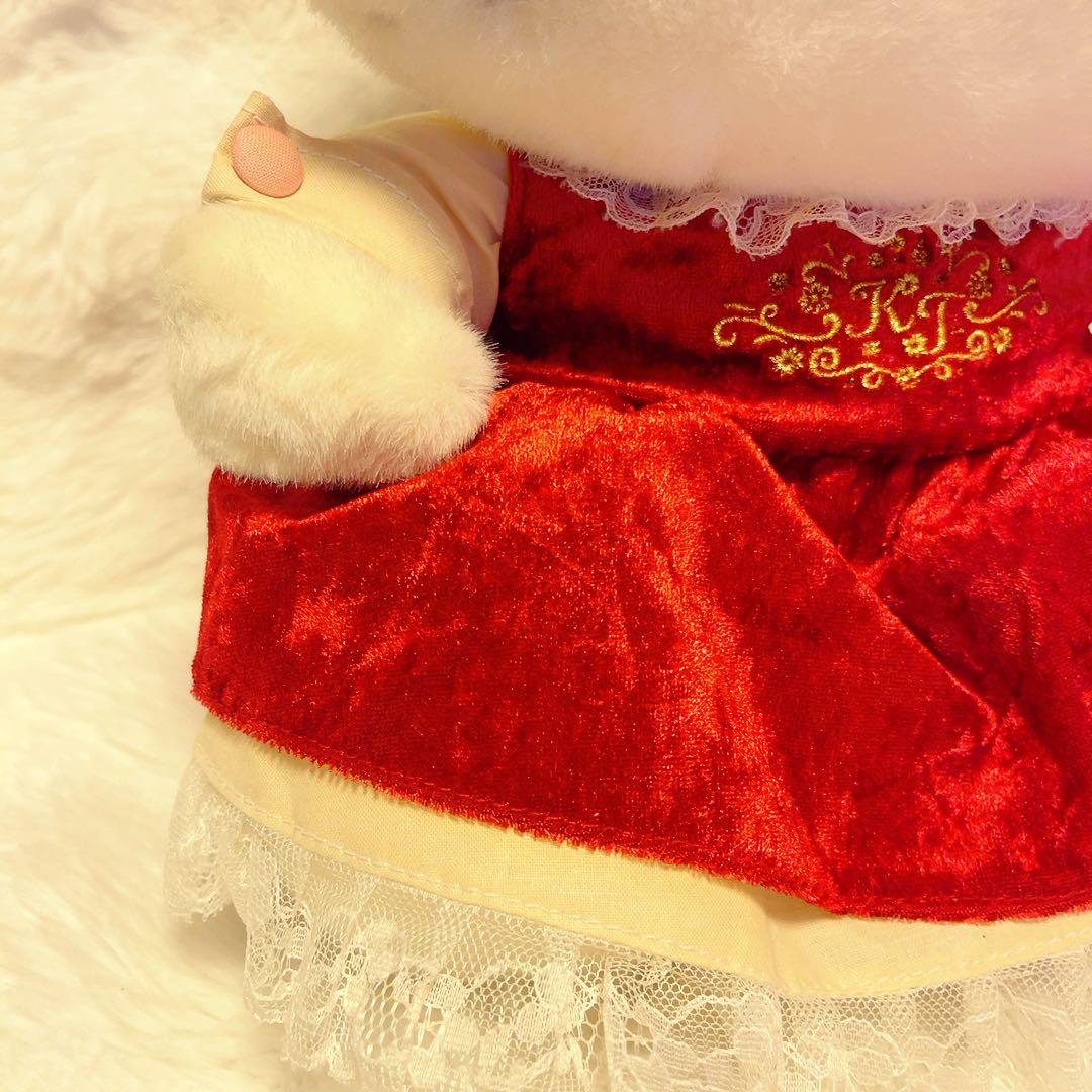 希少レア　1997 ハローキティ　ベロアリボン　ぬいぐるみ　平成レトロ