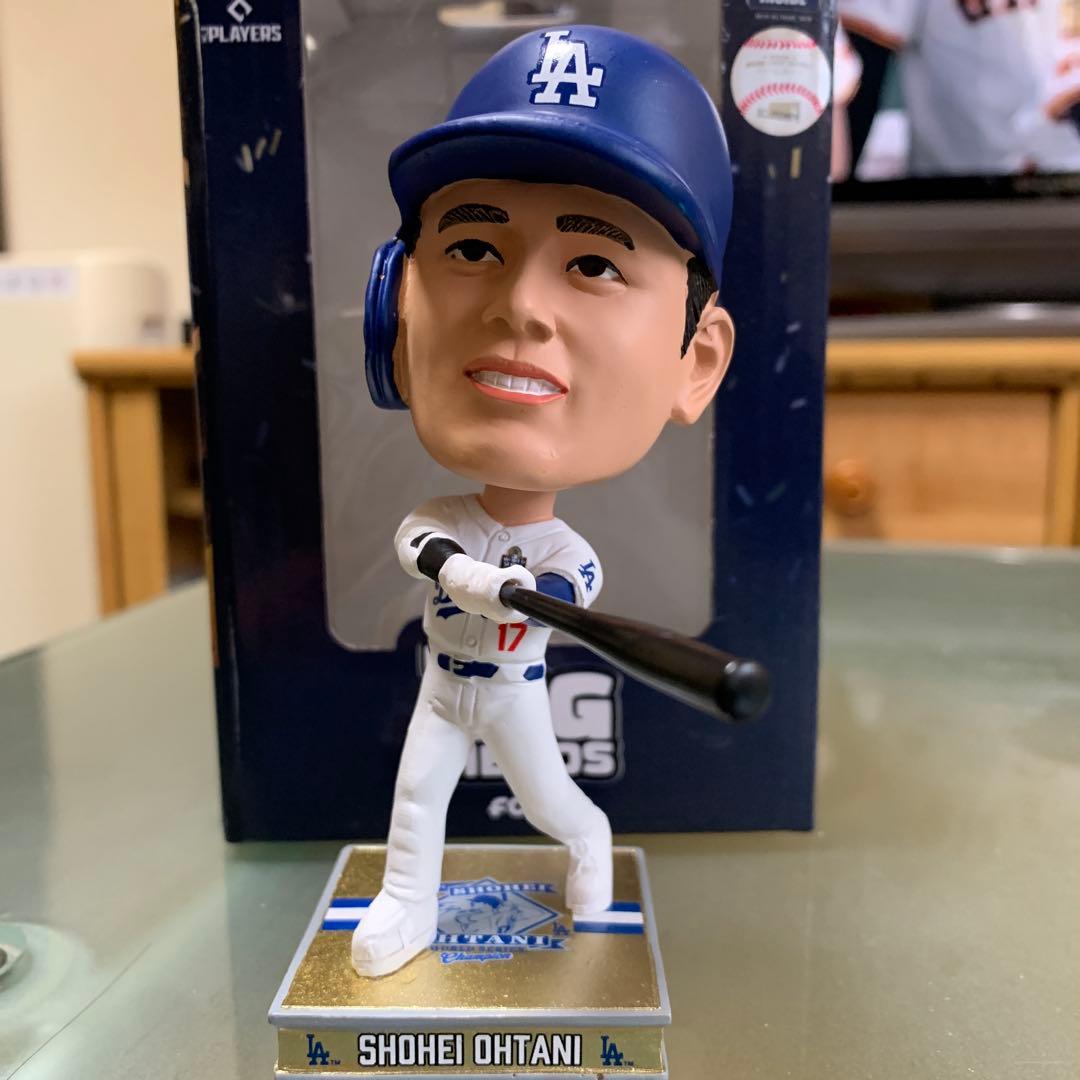 大谷翔平 ボブルヘッド ドジャース 4.5インチ ワールドシリーズ チャンピオン 大谷翔平選手のワールドシリーズ優勝記念ボブルヘッドが日本初登場