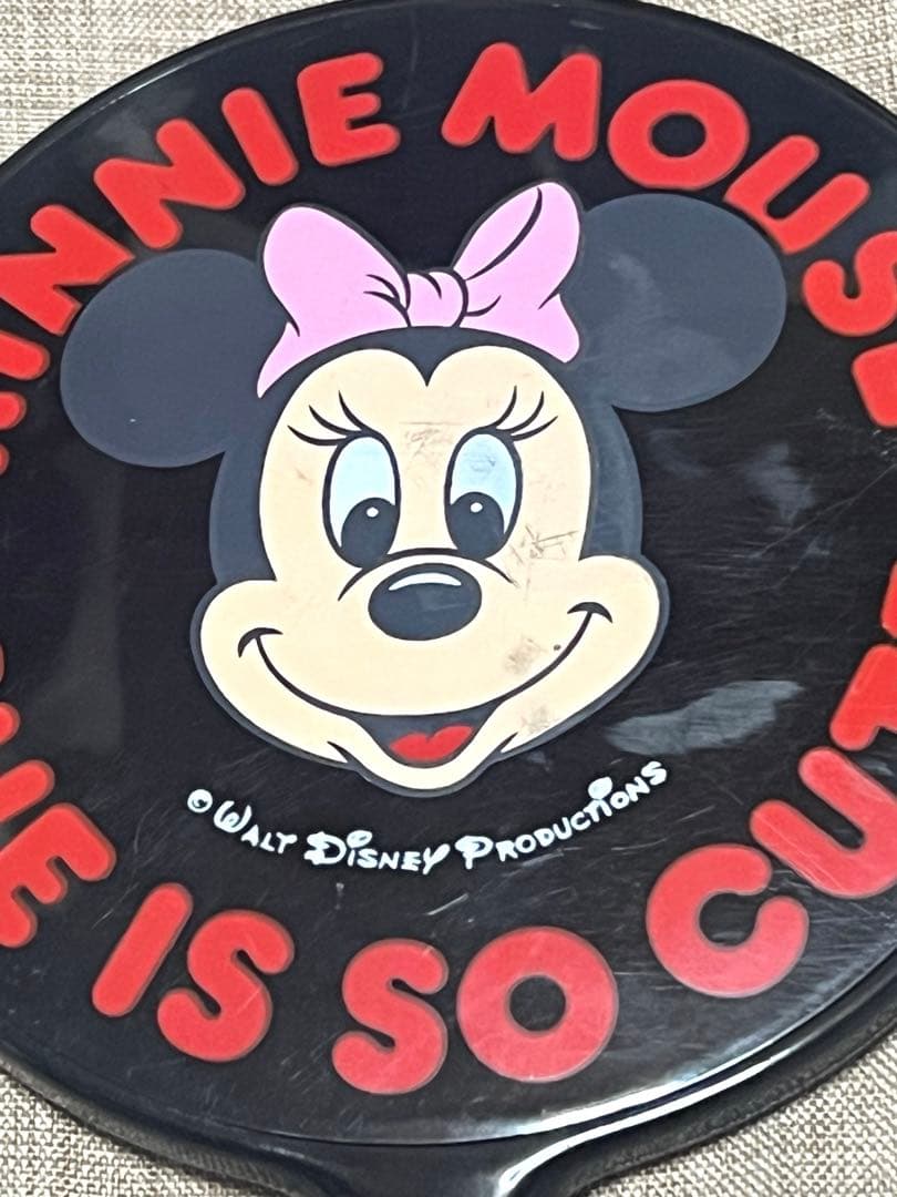 超希少レトロ　ミニーちゃん　ミニーマウス　ウォルトディズニー手鏡　ヴィンテージ
