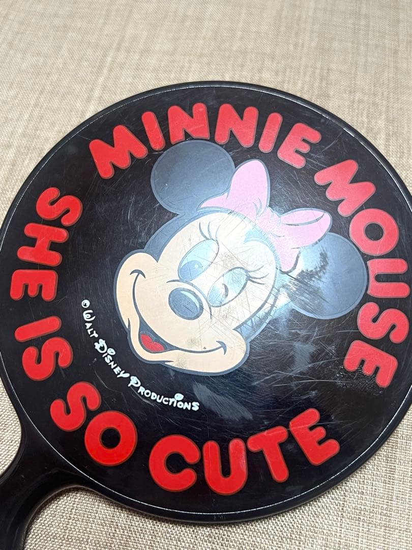 超希少レトロ　ミニーちゃん　ミニーマウス　ウォルトディズニー手鏡　ヴィンテージ
