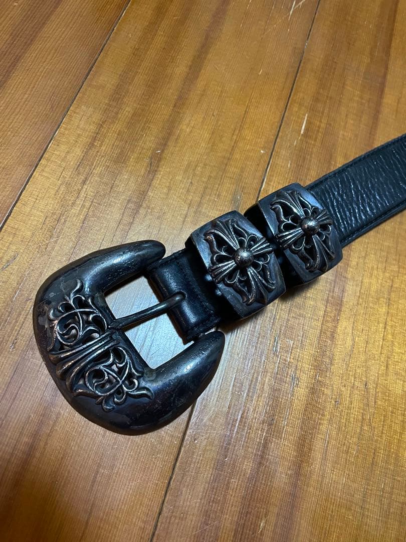 レザー ブラック ベルト 装飾バックル 栃木レザー ファイヤーマンバックル ベルト 日本製 レザーベルト 真鍮