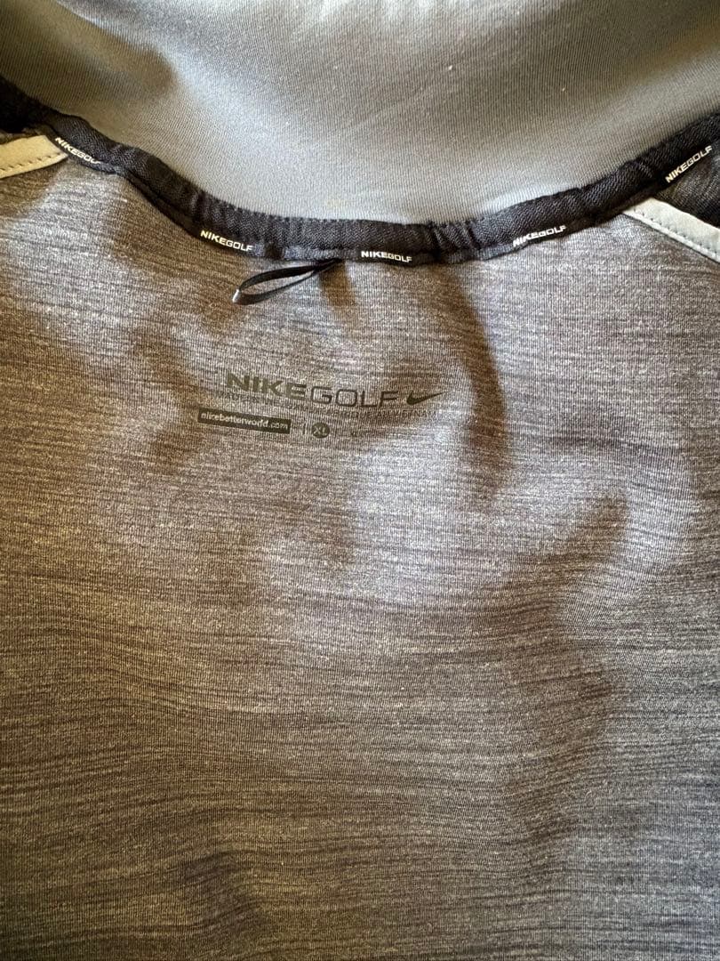 NIKEgolf エアロロフト ゴルフウェア 中綿 グレー ナイロン スウェット