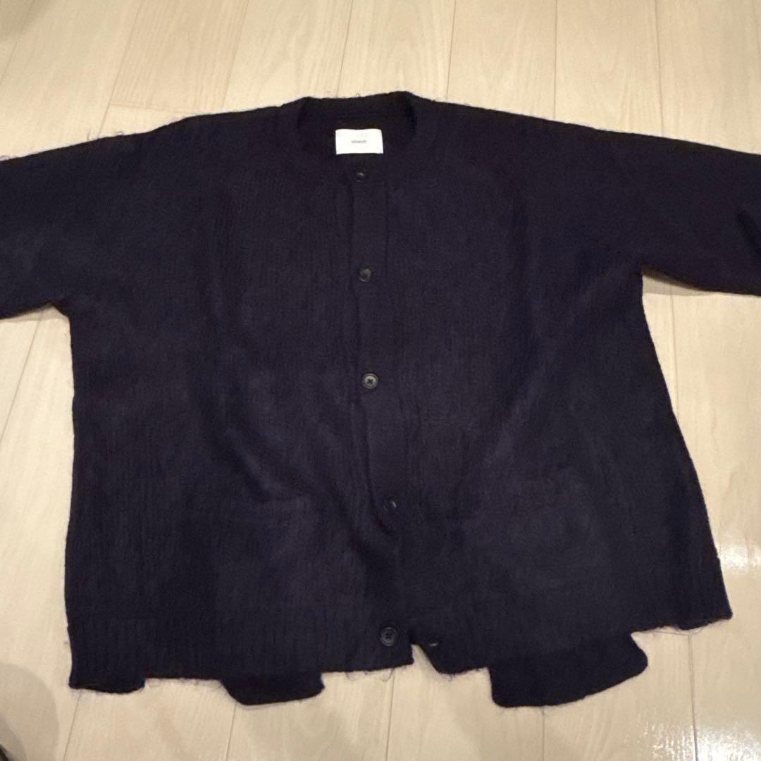 Stein カーディガン　パープル stein | シュタイン KID MOHAIR CARDIGAN(DARK PURPLE) / キッドモヘア