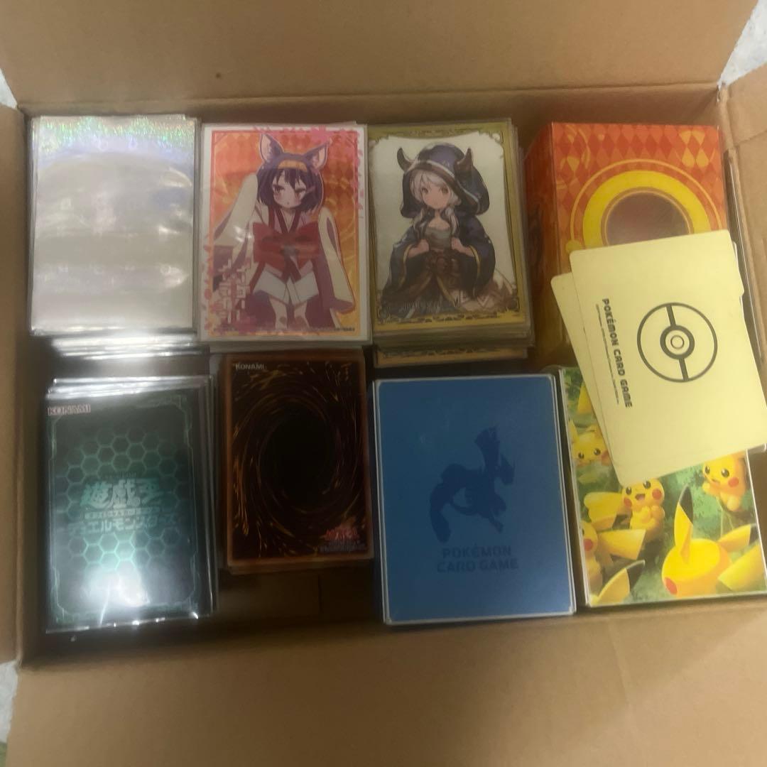 遊戯王引退品2 デッキ4つセット 色んなデッキパーツ デッキシールド等