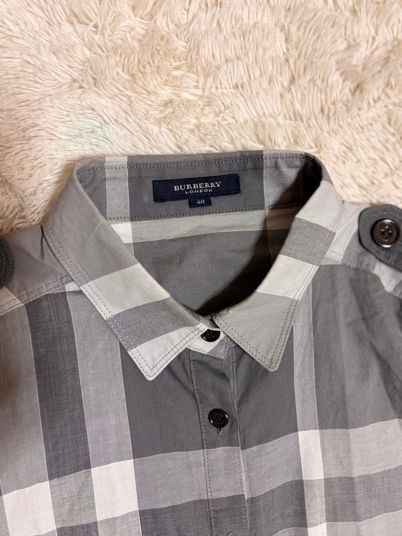 BURBERRY バーバリーロンドン メガチェック ノバチェック 長袖 シャツ