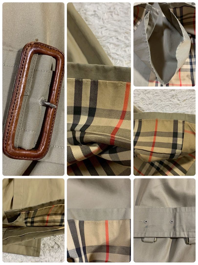 正規品 Burberrys バーバリーズ トレンチコート ノバチェック ベルト