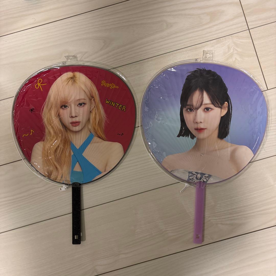 aespa エスパ WINTER ウィンター うちわ - メルカリ