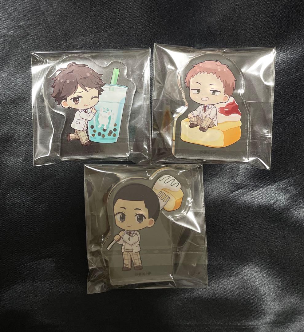 ハイキュー!! ブルプル BullPulu アクリルブロック 及川 花巻 渡