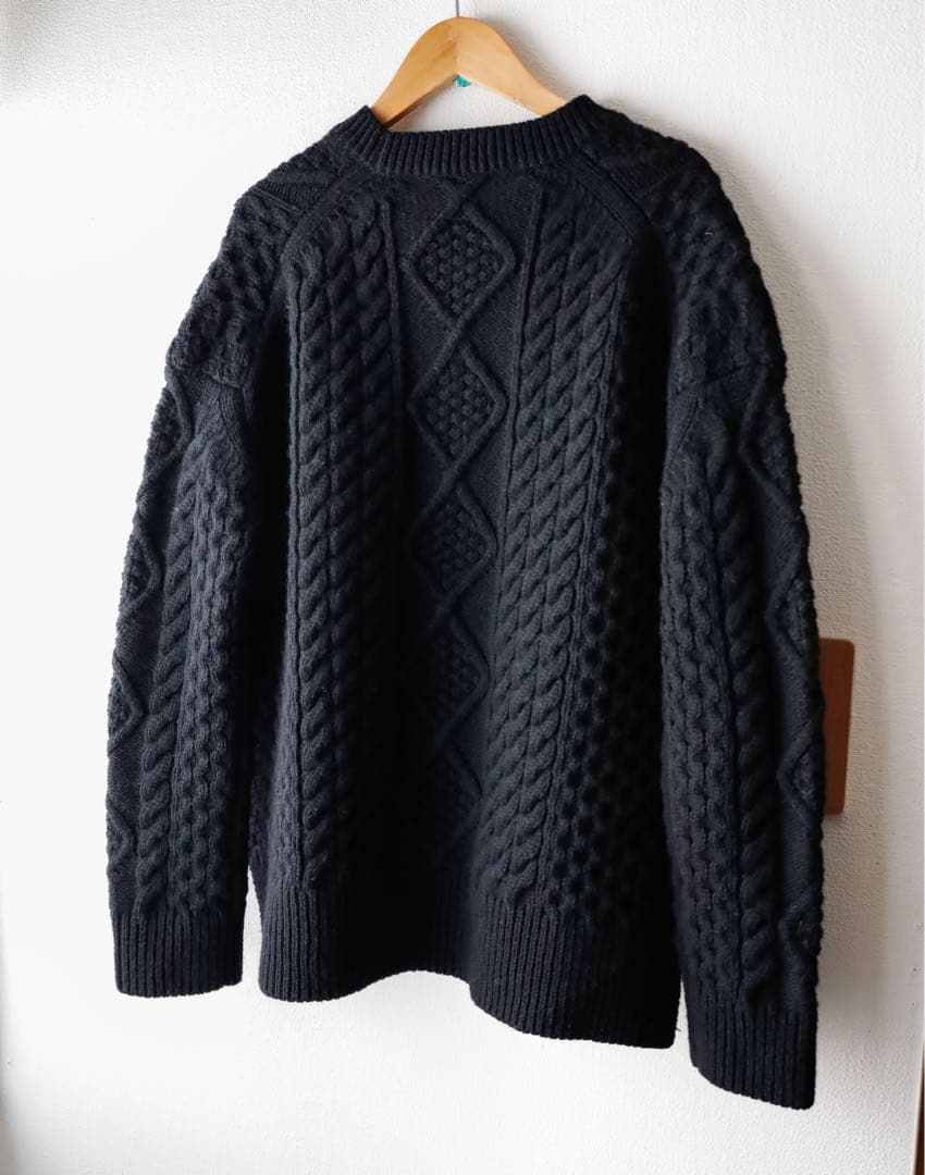 ユナヒカ yunahica 黒田知永子コラボ アランニット定価49500円 - メルカリ