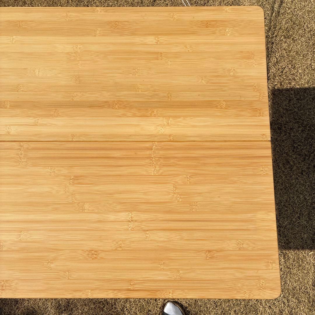 美品】【旧モデル】スノーピーク ワンアクションテーブル竹 LV-010T