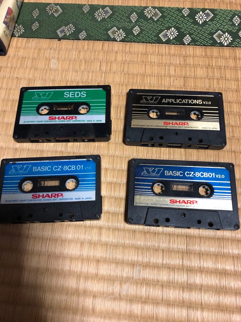 アプリケーションテープ　シャープ　X1/F用のカセットテープ(ジャンク) Yahoo!オークション -「sharp x1」の落札相場・落札価格