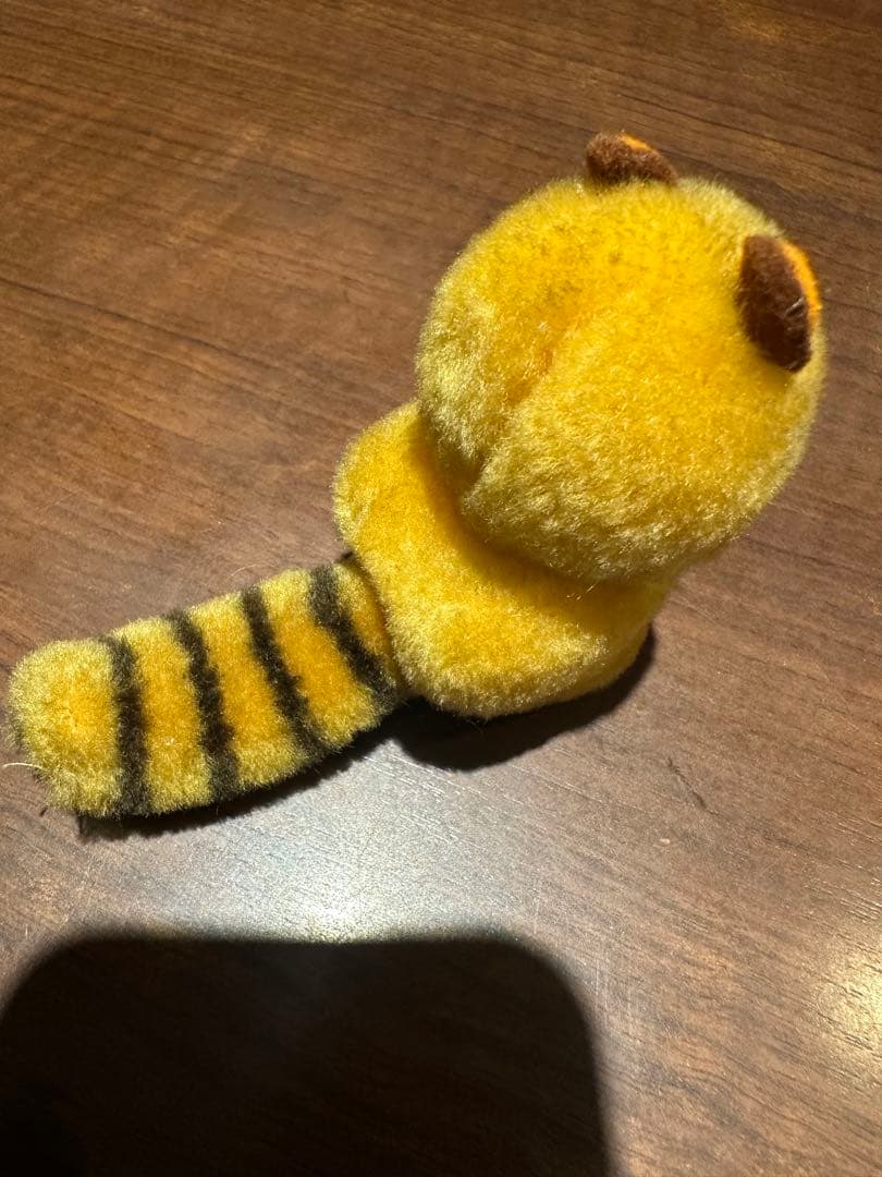 昭和レトロ モンチッチ風 タヌキ/アライグマのクリップ ぬいぐるみ