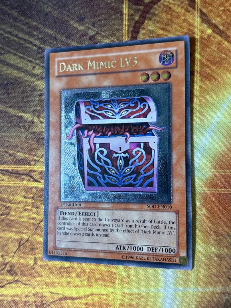 遊戯王 暗黒のミミックLV3 英語版 レリーフ 1st 41yaQy6kbTL._UX250_SCLZZZZZZZ_.jpg
