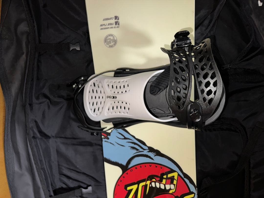 レア物 Santa Cruz スノーボード ビンディング付き 3回使用 - メルカリ