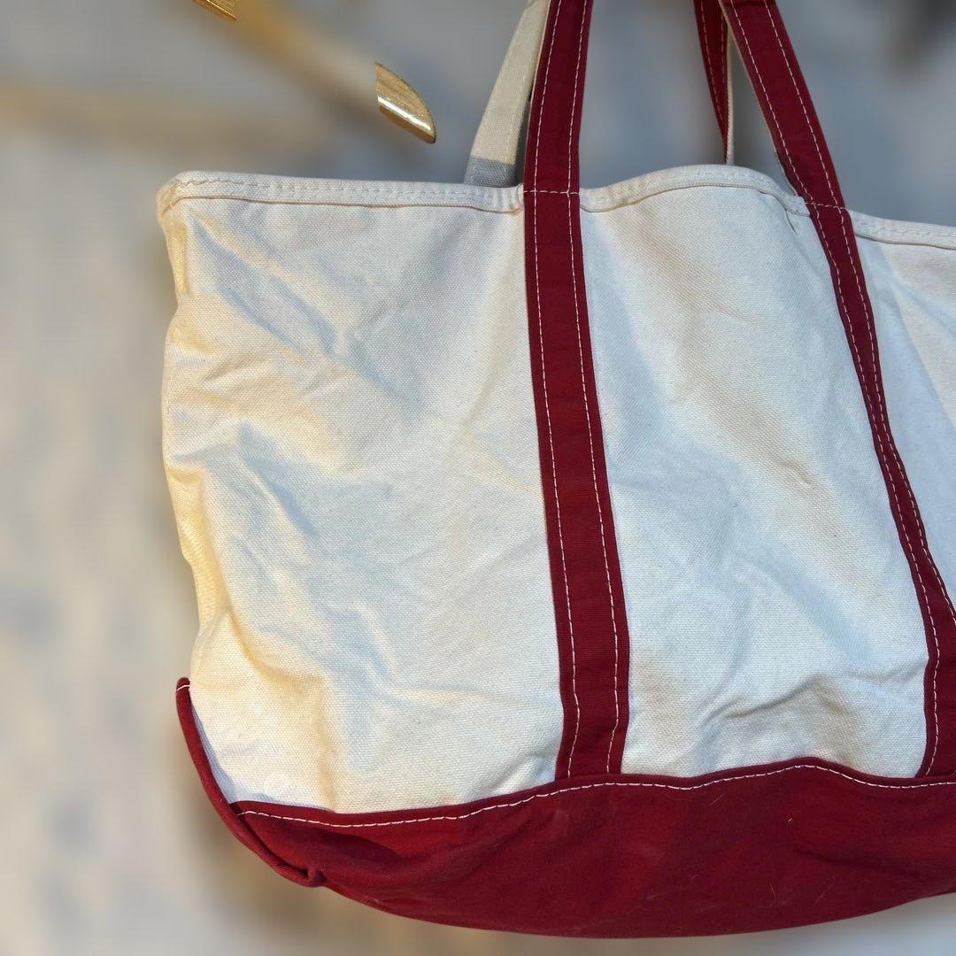 L.L.Bean Boat and Tote トートバッグ　ｌサイズ　ファスナー
