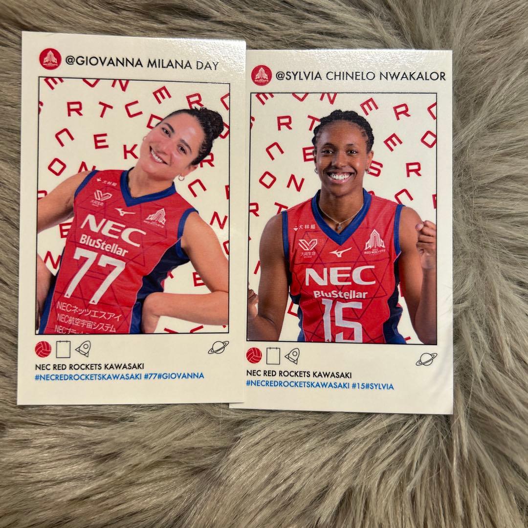 NECレッドロケッツ川崎 シッソ、ジア選手トレカ - メルカリ