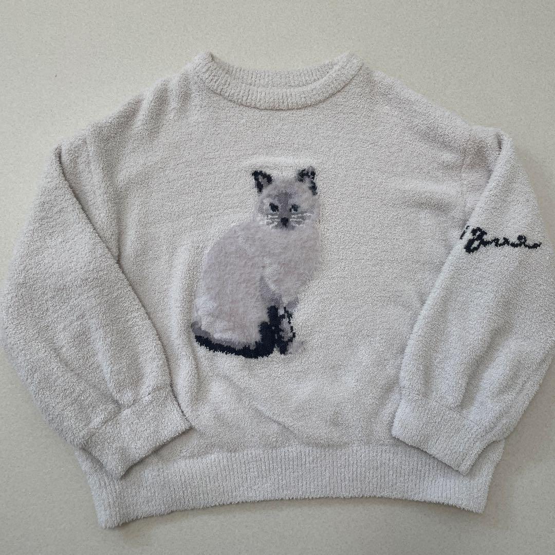 ジェラートピケ 猫刺繍 ホワイトルームウェア - メルカリ
