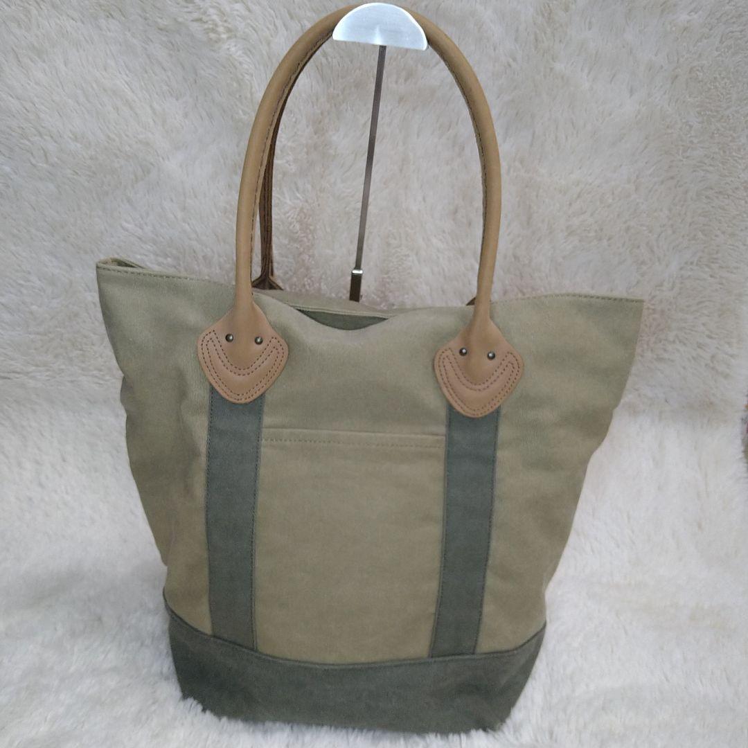90s L.L.Bean ヴィンテージレザーハンドル トートバッグ ブラウン