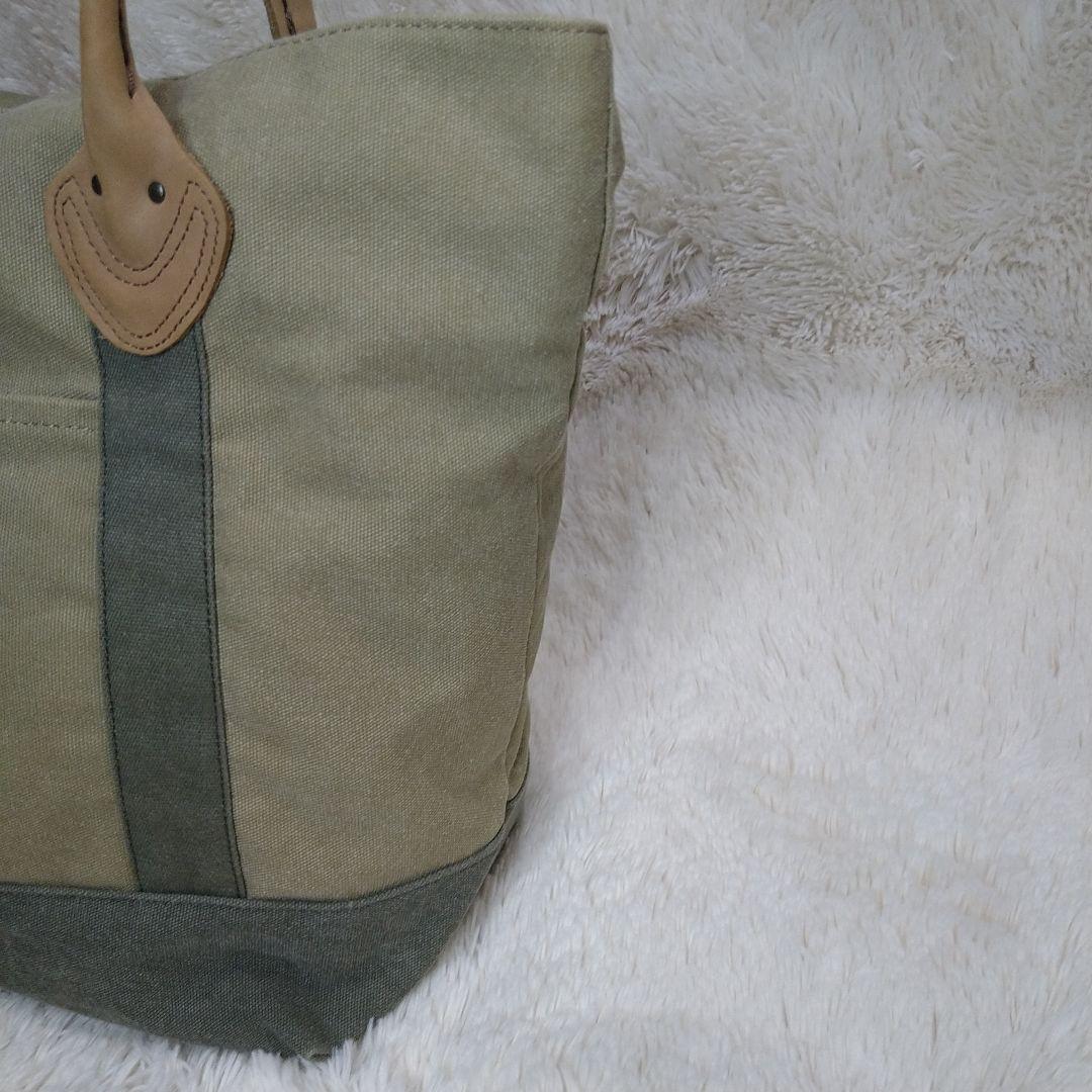 90s L.L.Bean ヴィンテージレザーハンドル トートバッグ ブラウン