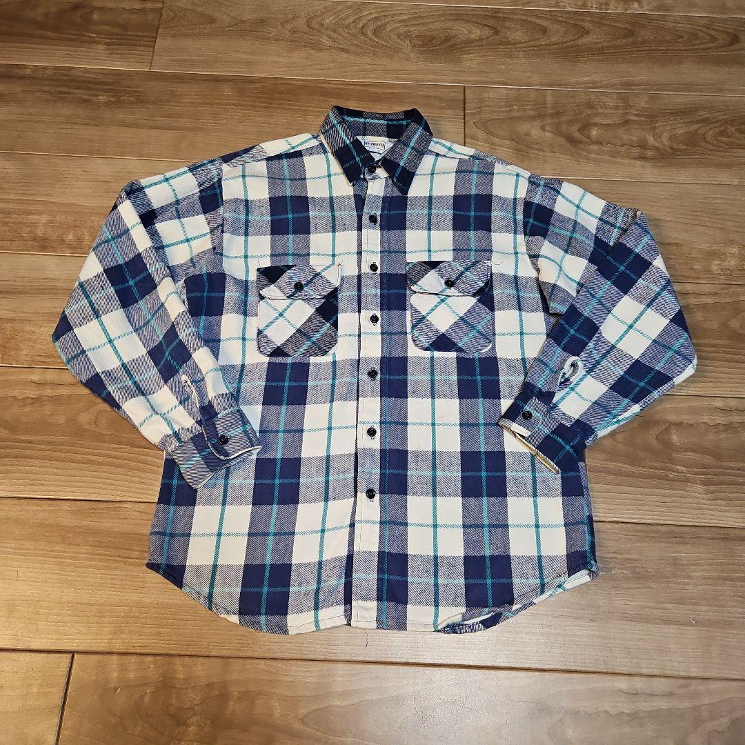 80s FIVE BROTHER ヘビーネルシャツ USA製 スペシャル - メルカリ