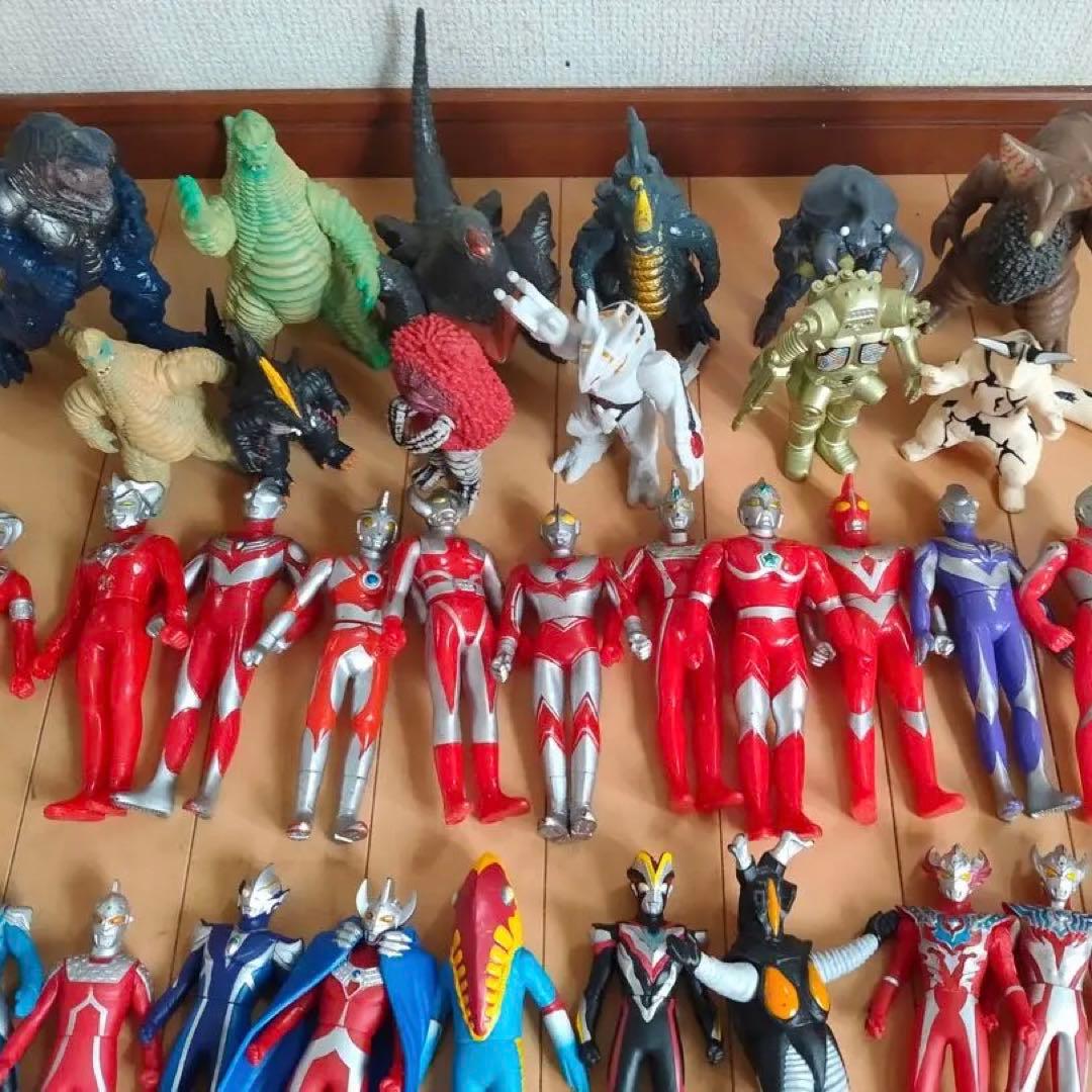 ウルトラマン　ソフビ　まとめ売り　　ウルトラヒーローウルトラ怪獣
