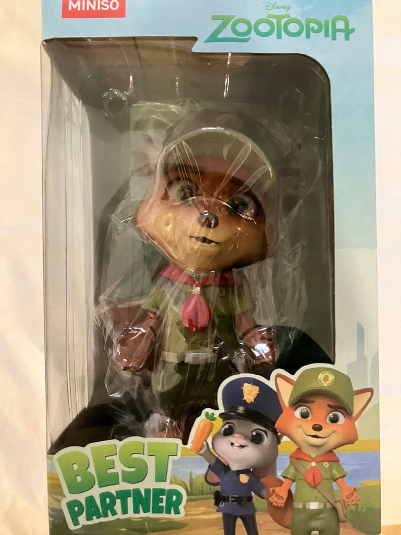 海外限定MINISO✖️ディズニー　ズートピア ニック&ジュディ　フィギュアセット