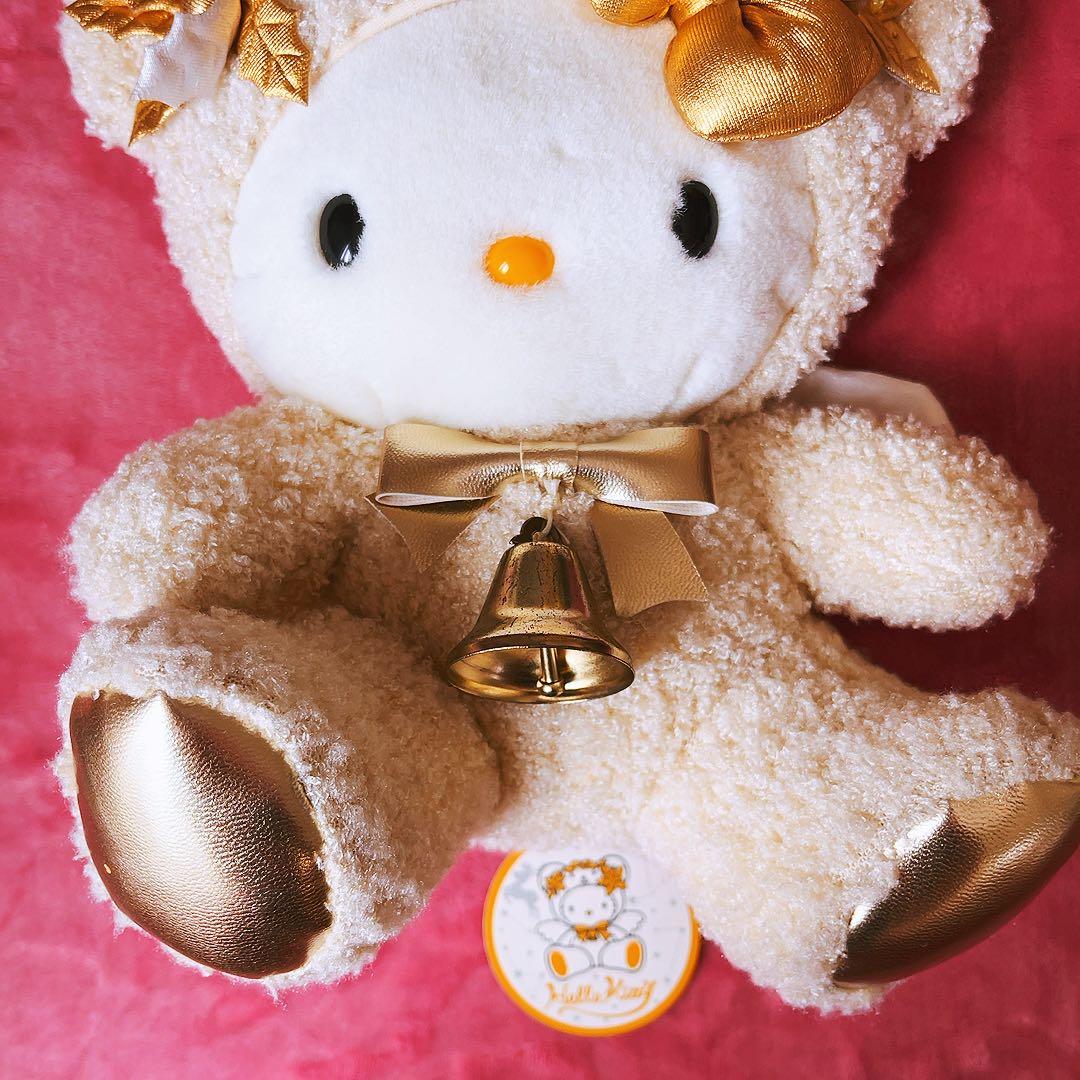 希少レア　ハローキティ　エンジェル　ベア　おすわりベア　ぬいぐるみ　2002