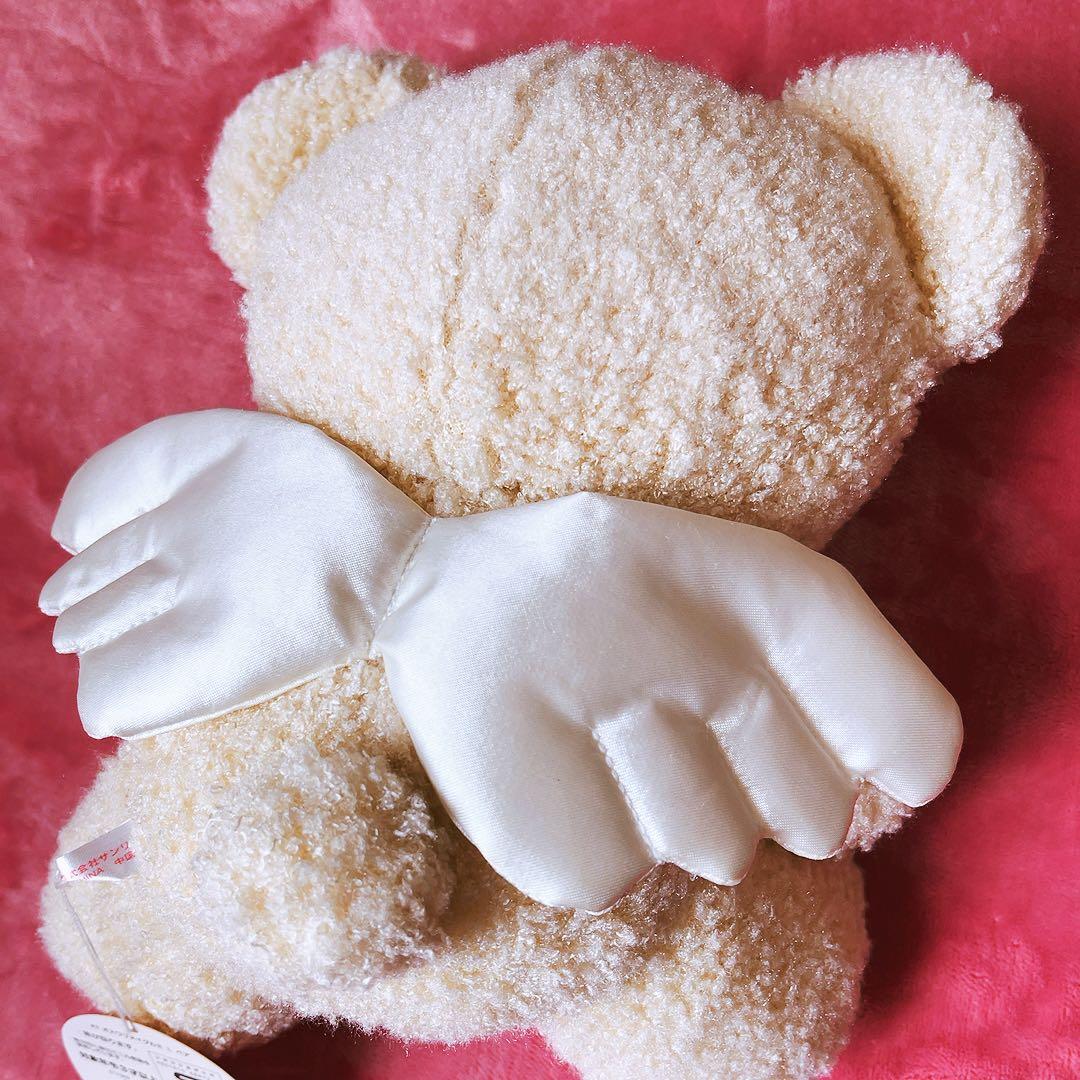 希少レア　ハローキティ　エンジェル　ベア　おすわりベア　ぬいぐるみ　2002