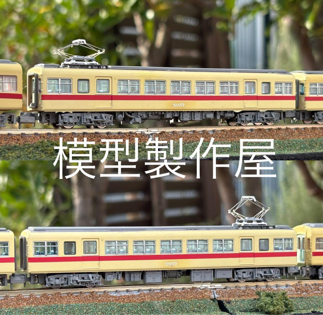 名鉄5000系初代　ストロークリーム塗装　Nゲージ動力付き　他サイト出品中