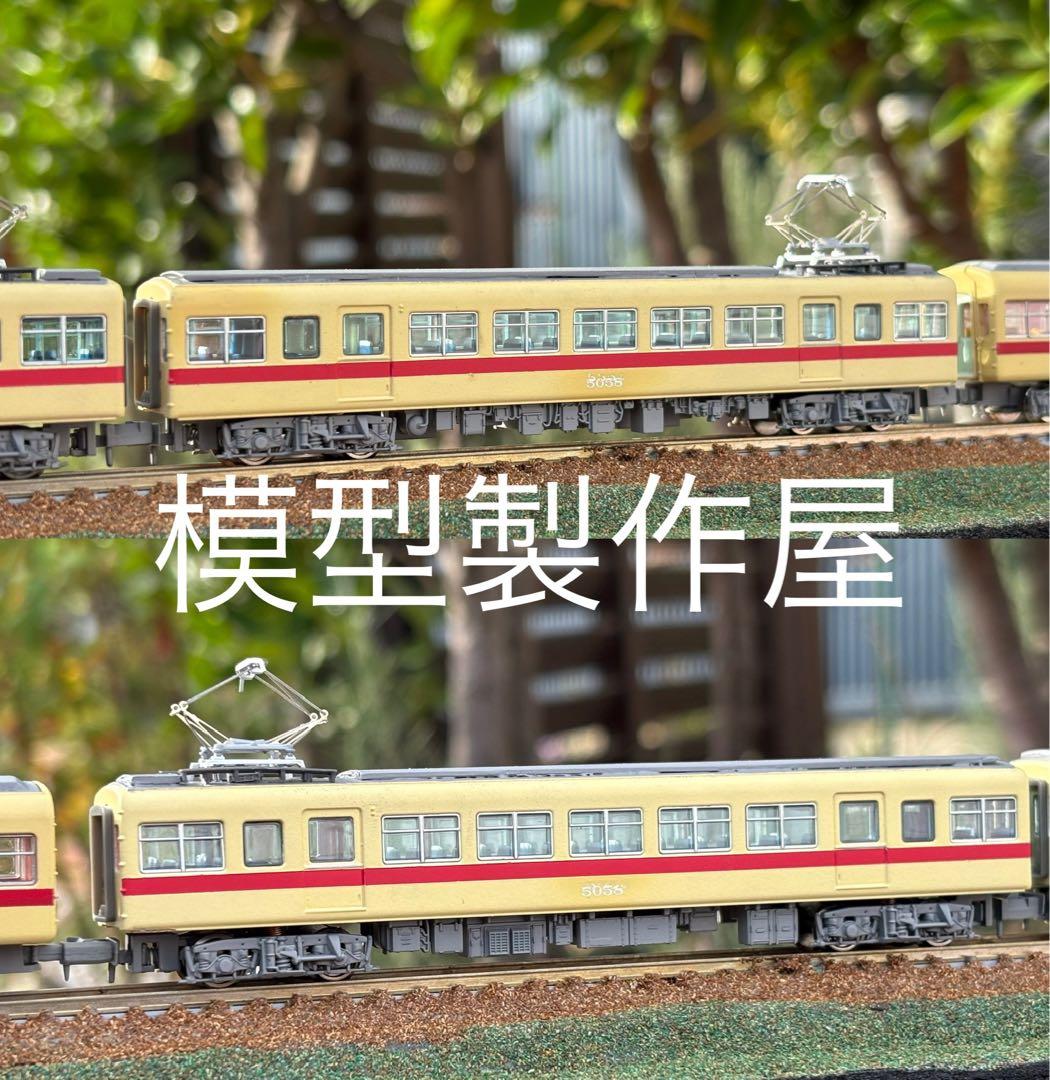 名鉄5000系初代　ストロークリーム塗装　Nゲージ動力付き　他サイト出品中