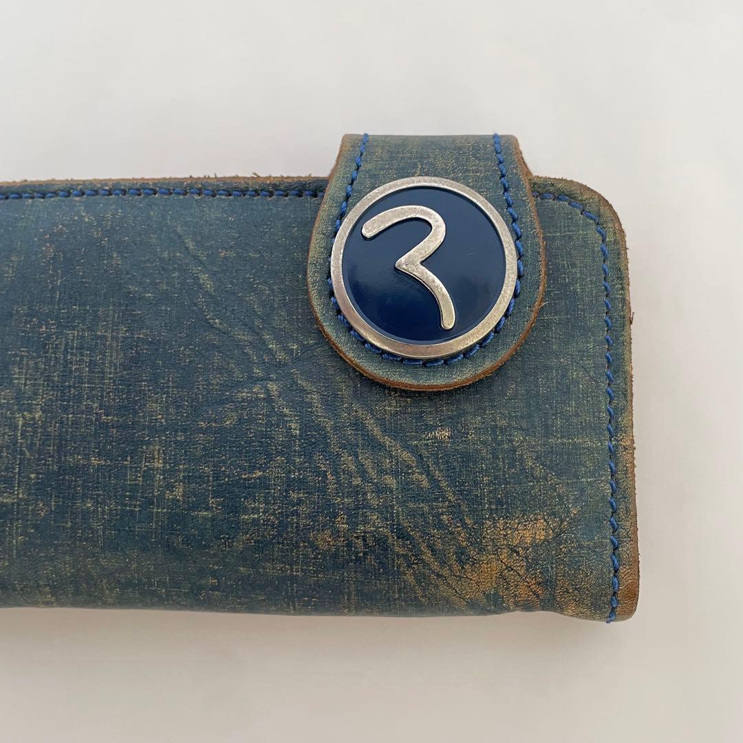 希少】EVISU エヴィス ど根性ウォレット ミニ財布 インディゴ - メルカリ