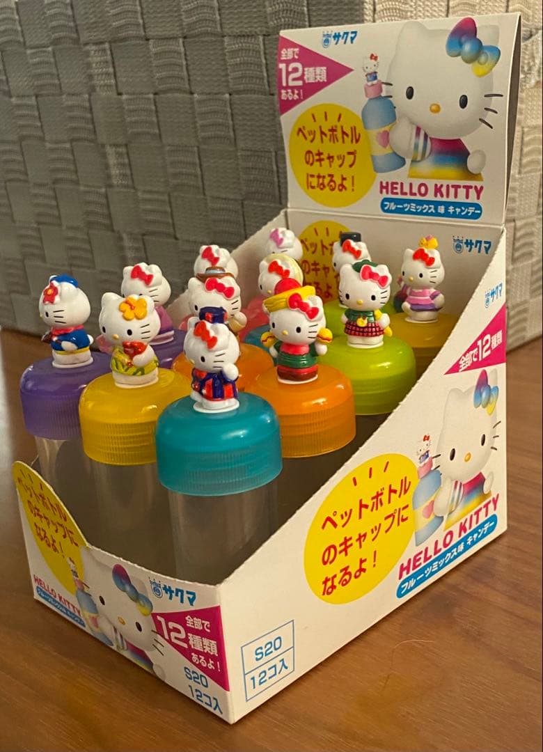 ハローキティ ペットボトルキャップ12種 食玩 キティちゃん - メルカリ