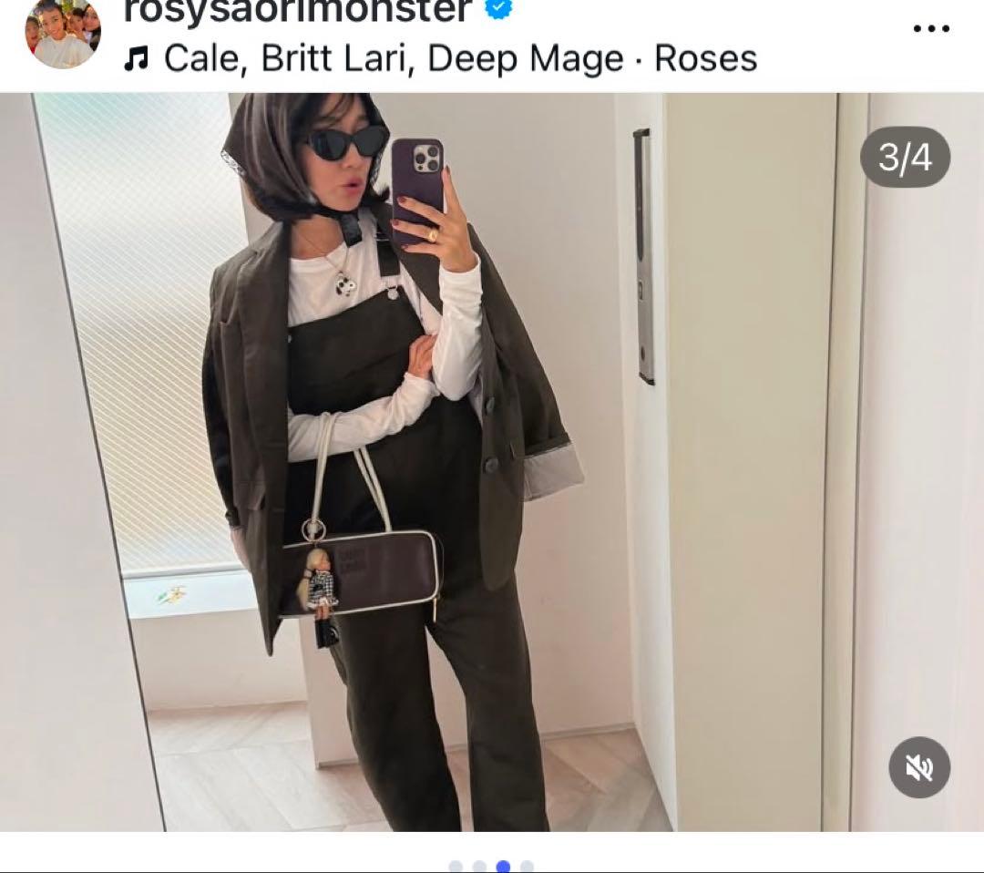 ロージーモンスター✴︎pocket frill satin all-in-one - メルカリ