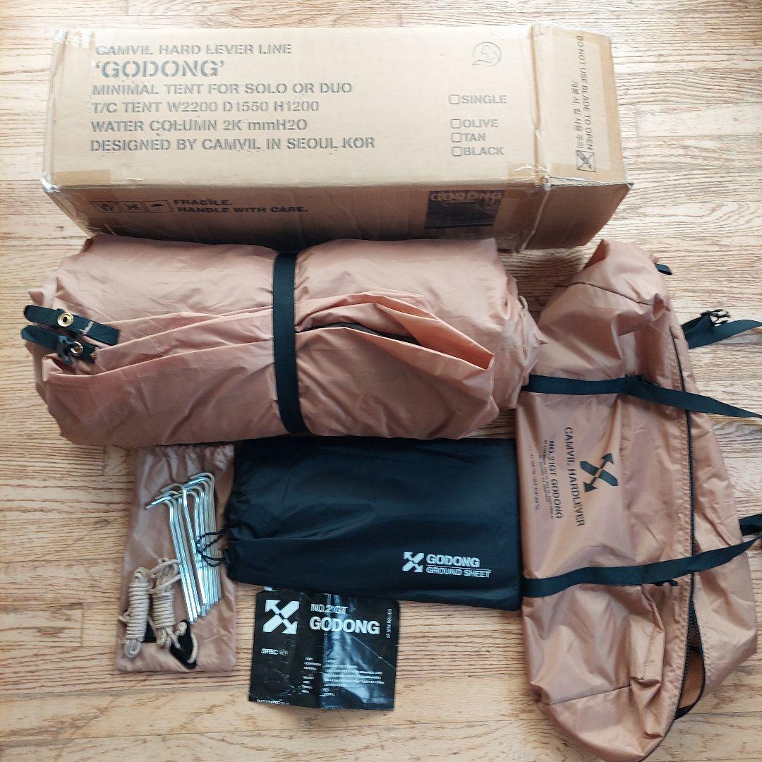 CAMVIL GODONG テント W2200 D1550 H1200 - メルカリ