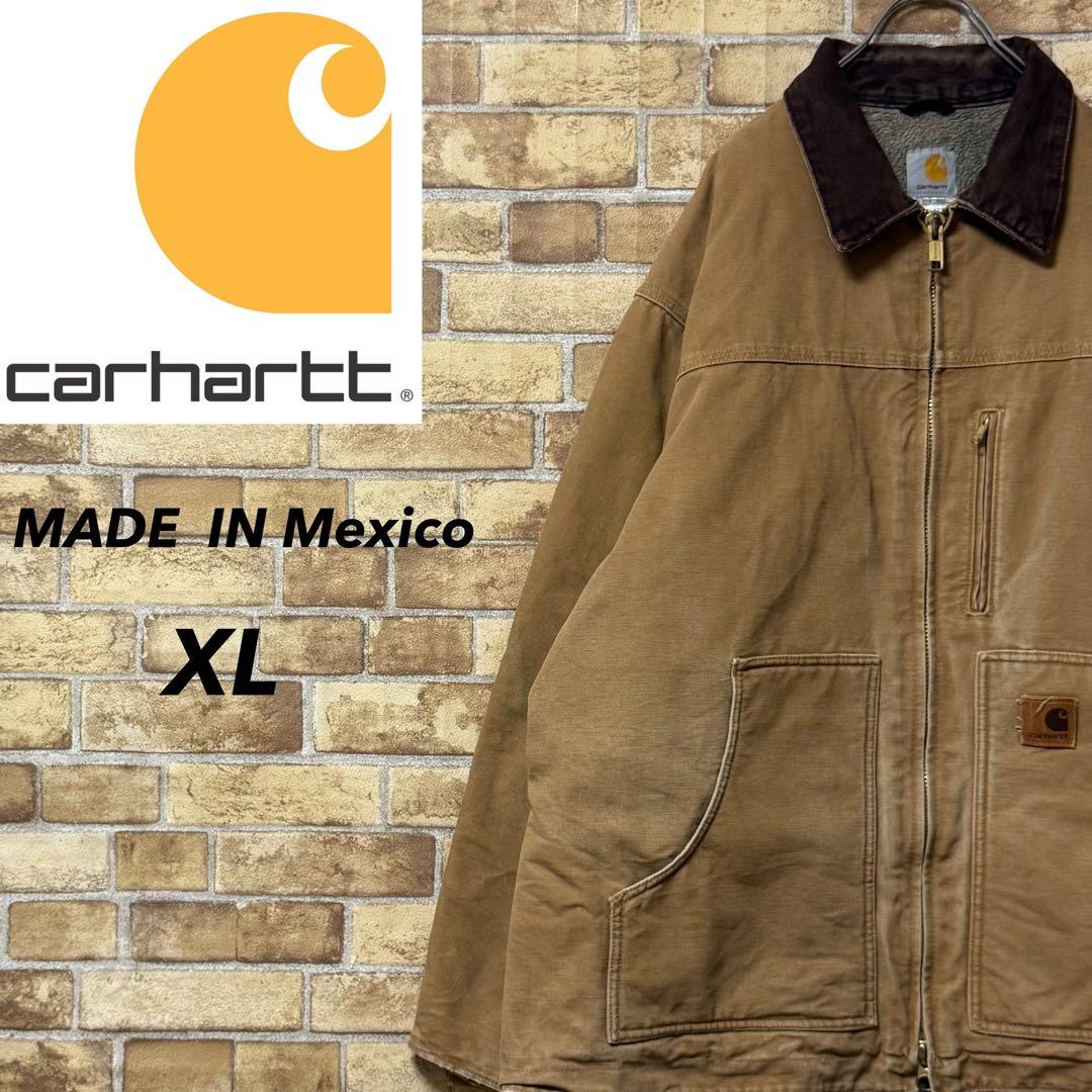 カーハート メキシコ製 ダック地 リッジコート ジャケット 裏ボア C61