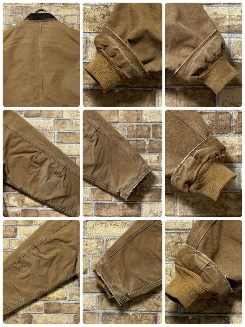 カーハート メキシコ製 ダック地 リッジコート ジャケット 裏ボア C61