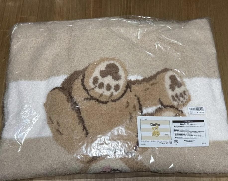 ダッフィー&フレンズ　ジェラートピケ　ブランケット　ダッフィー