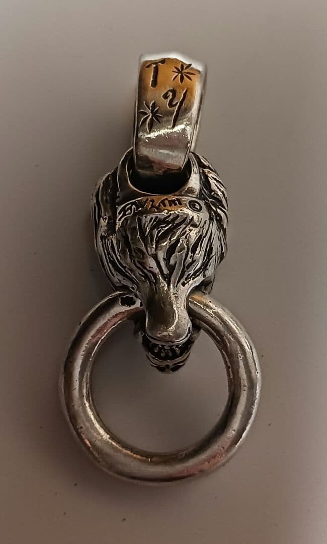 専用]Bill Wall Leather ウルフヘッドペンダント - メルカリ