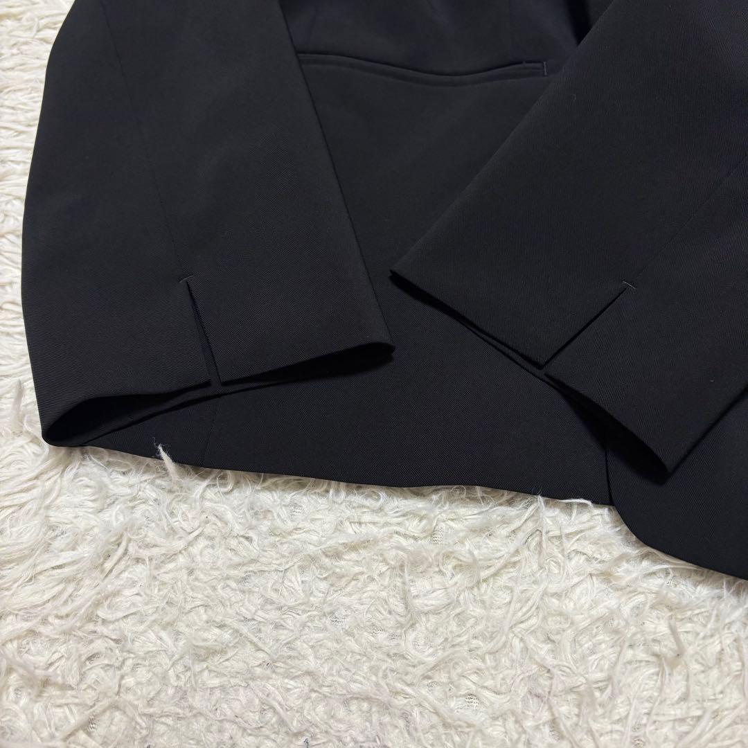 希少 15号 INDIVI ストレッチ 伸縮性 セットアップ スーツ ブラック